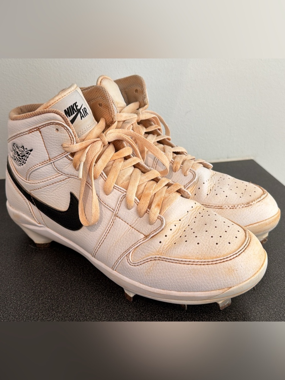 Nike Men’s Air Jordan 1 Retro Metal High Baseball Cleats Size 10